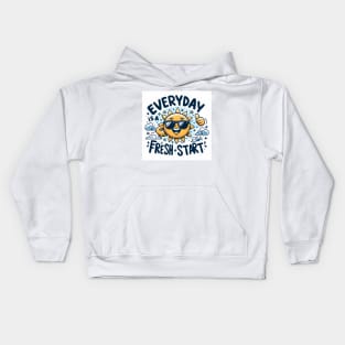 Everyday is a fresh start Kids Hoodie